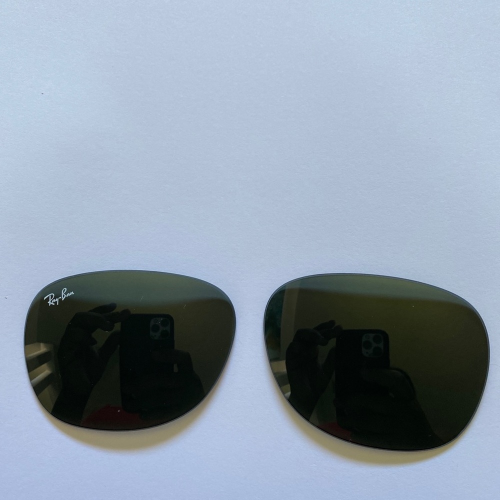 Ray Ban 2132 51mm Green Glass Replacement Lenses/ lenses only